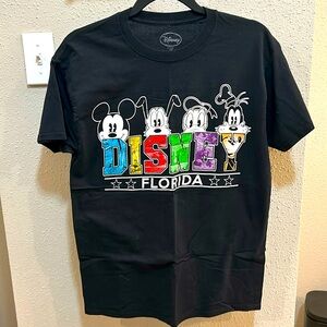 DISNEY flordia black t-shirt